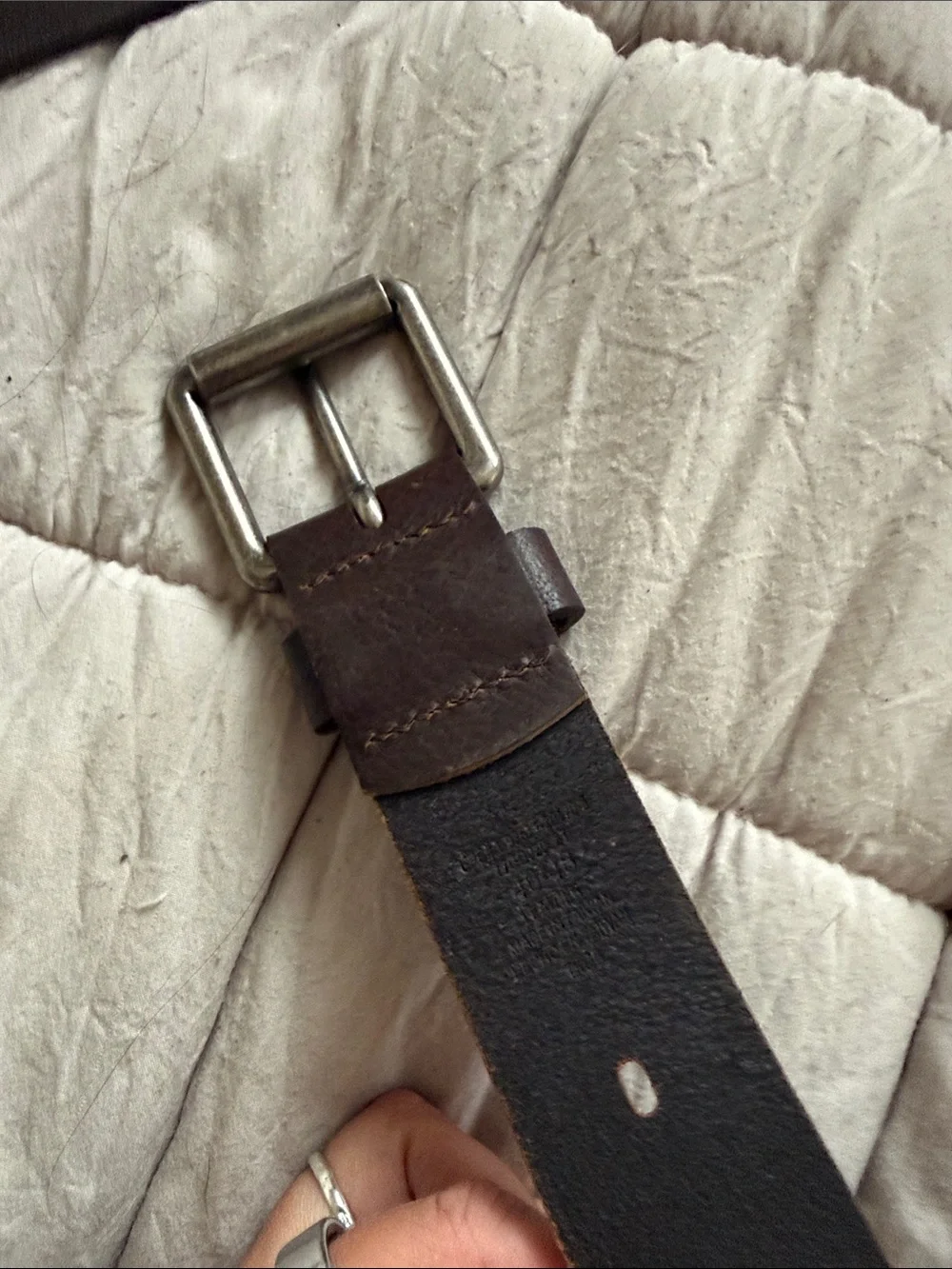 Dickies brown leather belt men’s 46/48